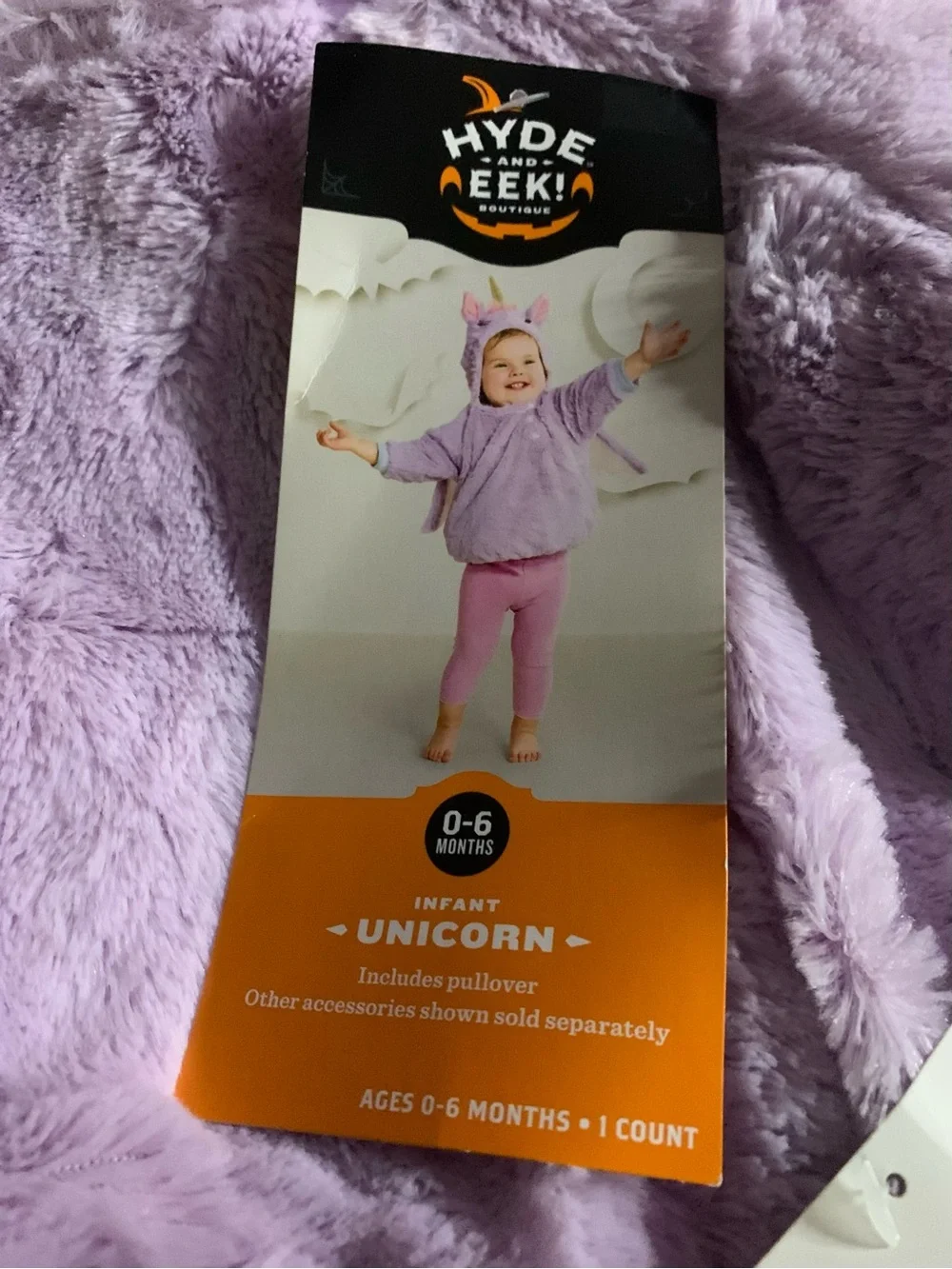 Hyde and Eeek! Infant Unicorn Pullover - Lavender & Pink